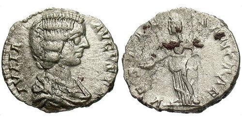 1 Denario Imperio romano (27BC-395) Plata Julia Domna (?-217)