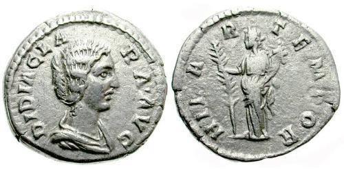 1 Denario Imperio romano (27BC-395) Plata Didia Clara (153-193)