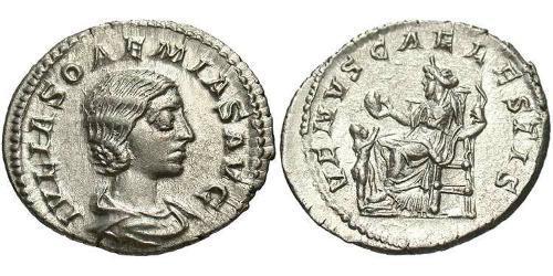 1 Denario Imperio romano (27BC-395) Plata Julia Soaemias (180-222)