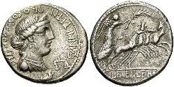 1 Denario República romana (509BC-27BC) Plata 