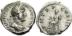 1 Denarius Römische Kaiserzeit (27BC-395) Silber Hadrian  (76 - 138) 