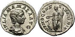 1 Denarius Römische Kaiserzeit (27BC-395) Silber Julia Avita Mamaea (180-235)