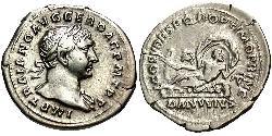 1 Denarius Römische Kaiserzeit (27BC-395) Silber Trajan (53-117)