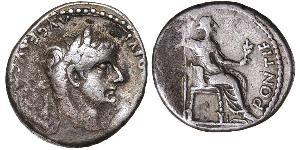1 Denarius Römische Kaiserzeit (27BC-395) Silber Tiberius Claudius Nero (42 BC-37)