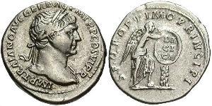 1 Denarius Römische Kaiserzeit (27BC-395) Silber Trajan (53-117)