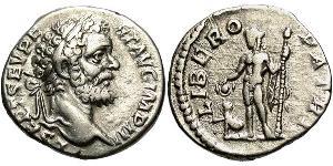 1 Denarius Römische Kaiserzeit (27BC-395) Silber Septimius Severus (145- 211)