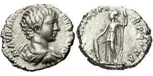 1 Denarius Römische Kaiserzeit (27BC-395) Silber Caracalla (188-217)