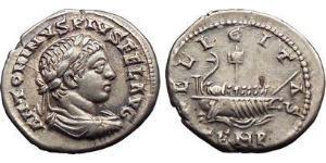 1 Denarius Römische Kaiserzeit (27BC-395) Silber Elagabal (203-222)