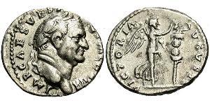 1 Denarius Römische Kaiserzeit (27BC-395) Silber Vespasian (9-79)