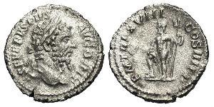 1 Denarius Römische Kaiserzeit (27BC-395) Silber Septimius Severus (145- 211)