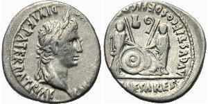 1 Denarius Römische Kaiserzeit (27BC-395) Silber Augustus (63BC- 14) 