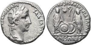 1 Denarius Römische Kaiserzeit (27BC-395) Silber Augustus (63BC- 14) 