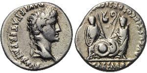 1 Denarius Römische Kaiserzeit (27BC-395) Silber Augustus (63BC- 14) 