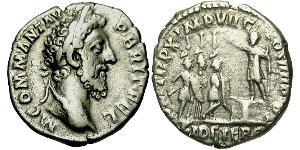 1 Denarius Römische Kaiserzeit (27BC-395) Silber Commodus  (161-192)