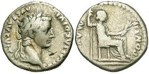 1 Denarius Römische Kaiserzeit (27BC-395) Silber Tiberius Claudius Nero (42 BC-37)