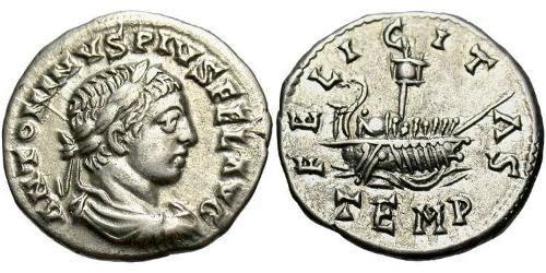 1 Denarius Römische Kaiserzeit (27BC-395) Silber Elagabal (203-222)