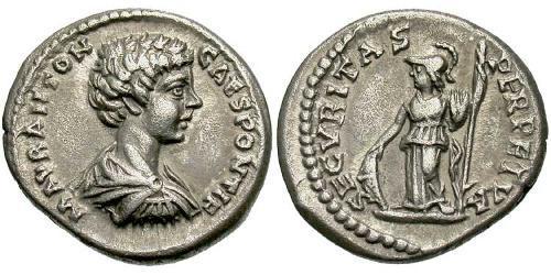 1 Denarius Römische Kaiserzeit (27BC-395) Silber Caracalla (188-217)