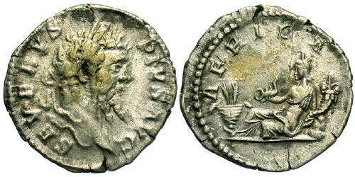 1 Denarius Römische Kaiserzeit (27BC-395) Silber Septimius Severus (145- 211)
