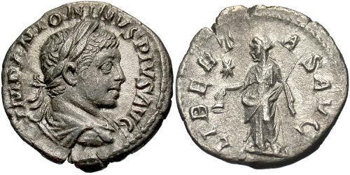 1 Denarius Römische Kaiserzeit (27BC-395) Silber Elagabal (203-222)