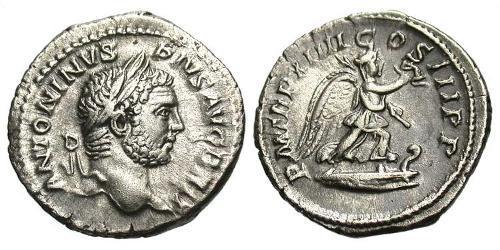 1 Denarius Römische Kaiserzeit (27BC-395) Silber Caracalla (188-217)