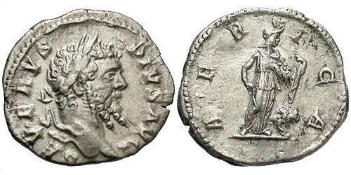 1 Denarius Römische Kaiserzeit (27BC-395) Silber Septimius Severus (145- 211)