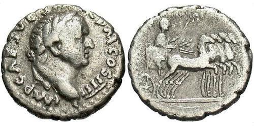 1 Denarius Römische Kaiserzeit (27BC-395) Silber Vespasian (9-79)