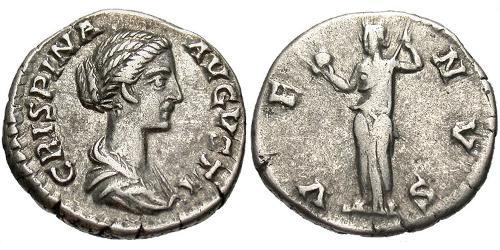 1 Denarius Römische Kaiserzeit (27BC-395) Silber Bruttia Crispina (164-187)