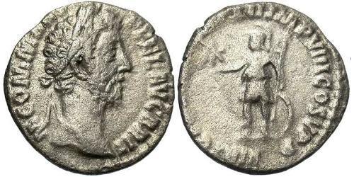 1 Denarius Römische Kaiserzeit (27BC-395) Silber Commodus  (161-192)