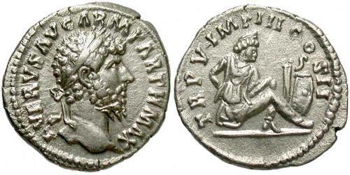 1 Denarius Römische Kaiserzeit (27BC-395) Silber Lucius Verus (130-169)