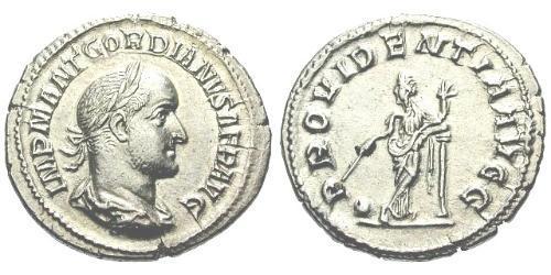 1 Denarius Römische Kaiserzeit (27BC-395) Silber Gordian II (192-238)