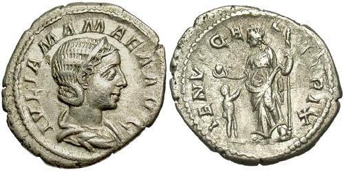 1 Denarius Römische Kaiserzeit (27BC-395) Silber Julia Avita Mamaea (180-235)