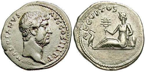 1 Denarius Römische Kaiserzeit (27BC-395) Silber Hadrian  (76 - 138) 