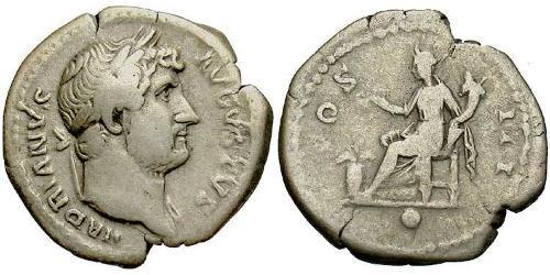 1 Denarius Römische Kaiserzeit (27BC-395) Silber Hadrian  (76 - 138) 