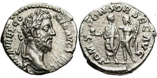 1 Denarius Römische Kaiserzeit (27BC-395) Silber Commodus  (161-192)