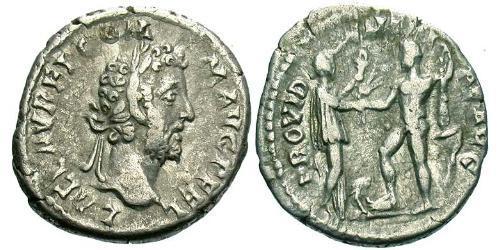 1 Denarius Römische Kaiserzeit (27BC-395) Silber Commodus  (161-192)