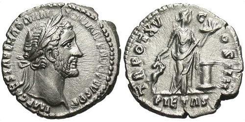 1 Denarius Römische Kaiserzeit (27BC-395) Silber Antoninus Pius  (86-161)