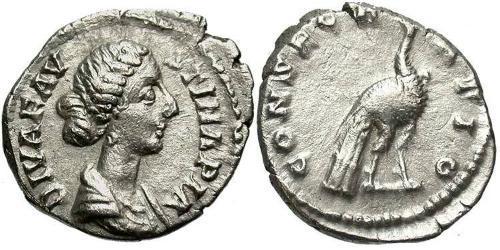 1 Denarius Römische Kaiserzeit (27BC-395) Silber Faustina II (130-175)