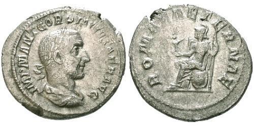 1 Denarius Römische Kaiserzeit (27BC-395) Silber Gordian I Africanus (159-238)