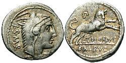 1 Denarius Römische Republik (509BC-27BC) Silber 
