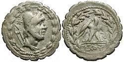 1 Denarius Römische Republik (509BC-27BC) Silber 