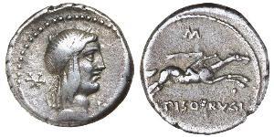 1 Denarius Römische Republik (509BC-27BC) Silber 