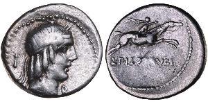 1 Denarius Römische Republik (509BC-27BC) Silber 