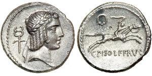 1 Denarius Römische Republik (509BC-27BC) Silber 