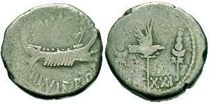 1 Denarius Römische Republik (509BC-27BC) Silber Marcus Antonius (83BC-30BC)