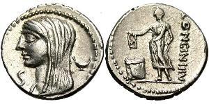 1 Denarius Römische Republik (509BC-27BC) Silber 