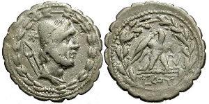 1 Denarius Römische Republik (509BC-27BC) Silber 