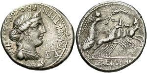 1 Denarius Römische Republik (509BC-27BC) Silber 