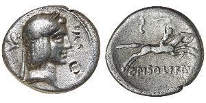 1 Denarius Römische Republik (509BC-27BC) Silber 