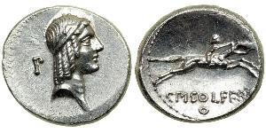 1 Denarius Römische Republik (509BC-27BC) Silber 