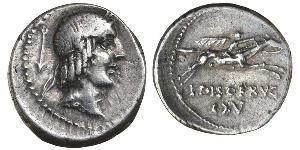 1 Denarius Römische Republik (509BC-27BC) Silber 